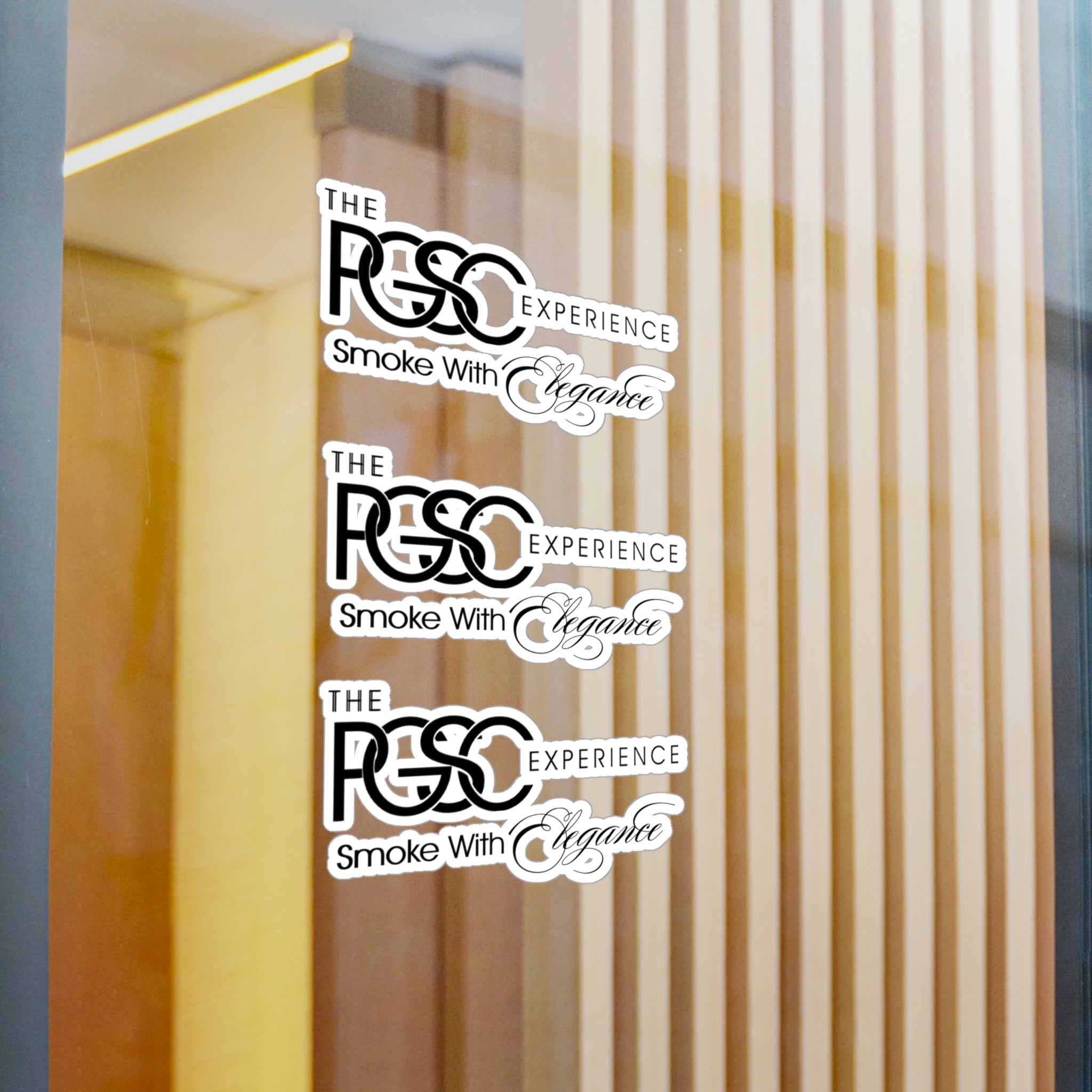 The PGSC Experience Vinyl Decals