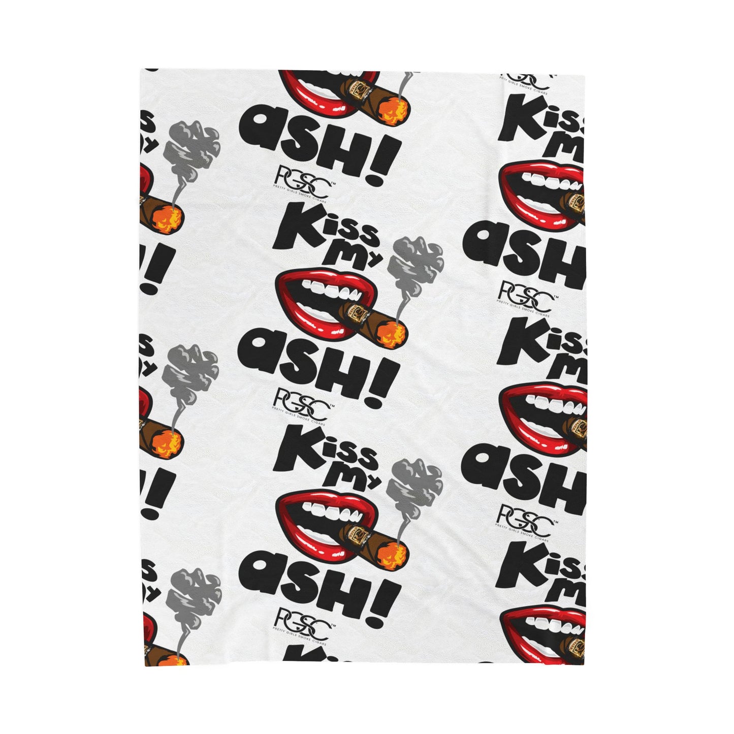 Kisss My Ash Plush Blanket
