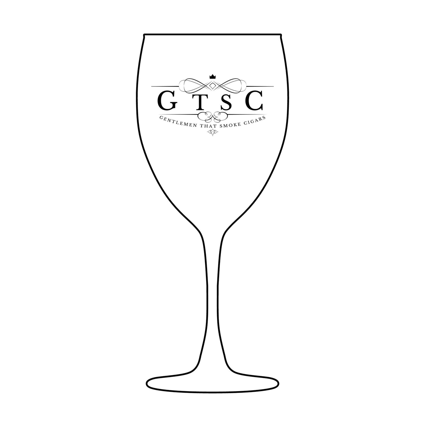 PGSC/GTSC Engraved Wine Glass