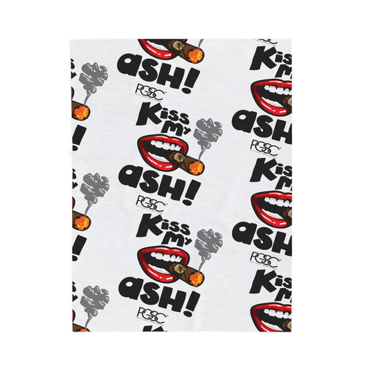 Kisss My Ash  Plush Blanket