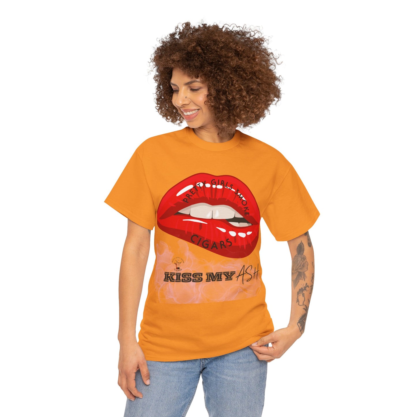 Kiss My Ash Unisex Heavy Cotton Tee