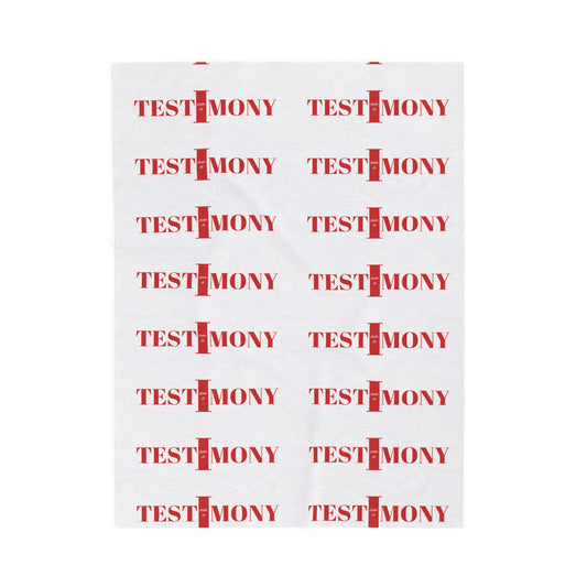Testimony  Plush Blanket