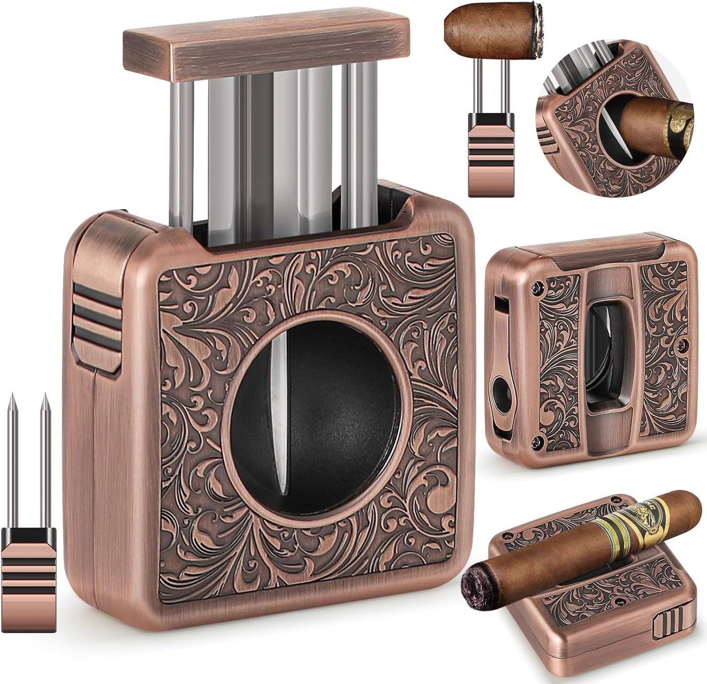    PGSC Signature Cut – 4-in-1 Multi-Function Cigar Cutter