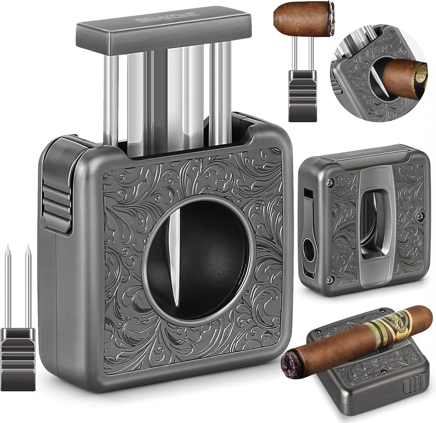    PGSC Signature Cut – 4-in-1 Multi-Function Cigar Cutter