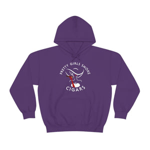 Pretty Girls Smoke Cigars Hooded Sweatshirt