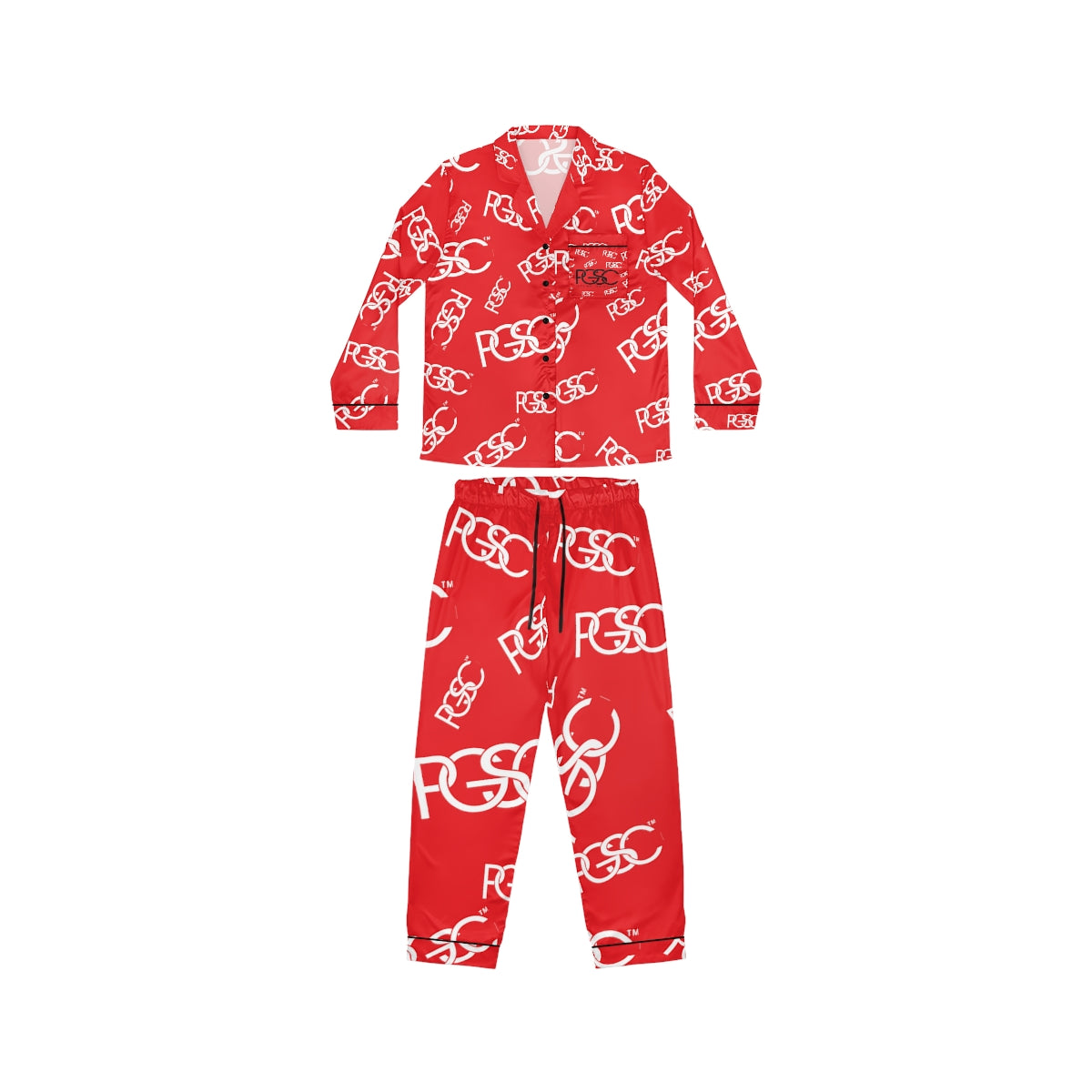Women's Satin Pajamas (AOP)