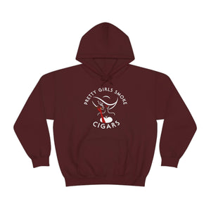 Pretty Girls Smoke Cigars Hooded Sweatshirt