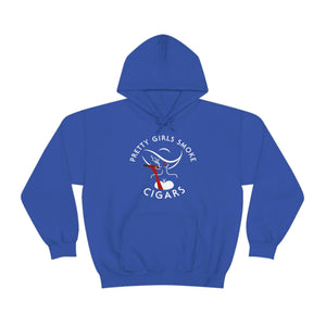 Pretty Girls Smoke Cigars Hooded Sweatshirt