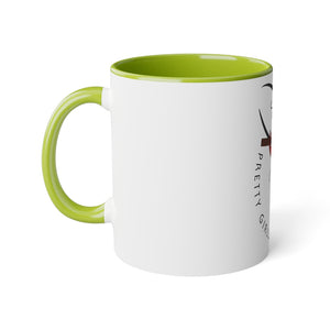 PGSC White Accent Mug, 11oz