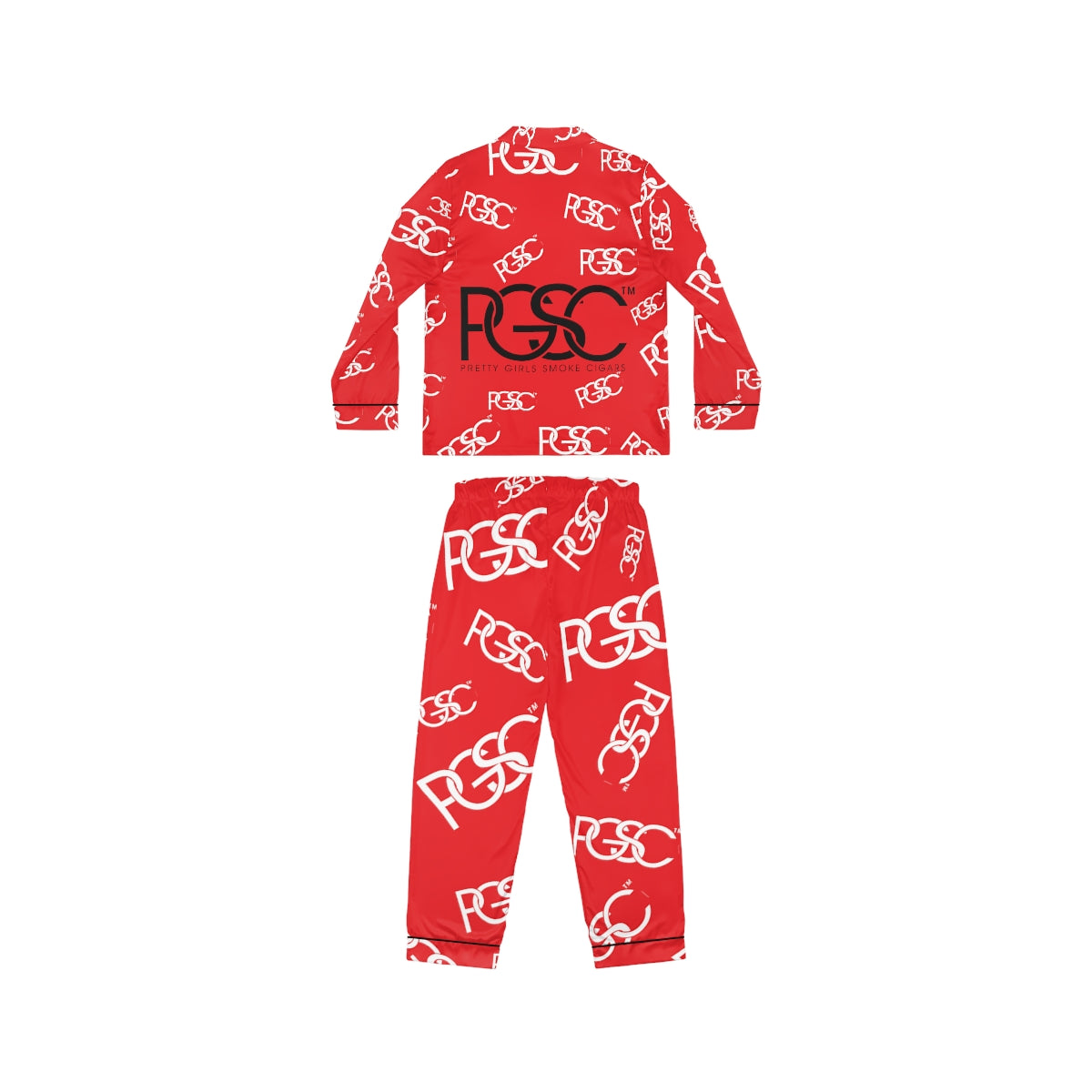 Women's Satin Pajamas (AOP)