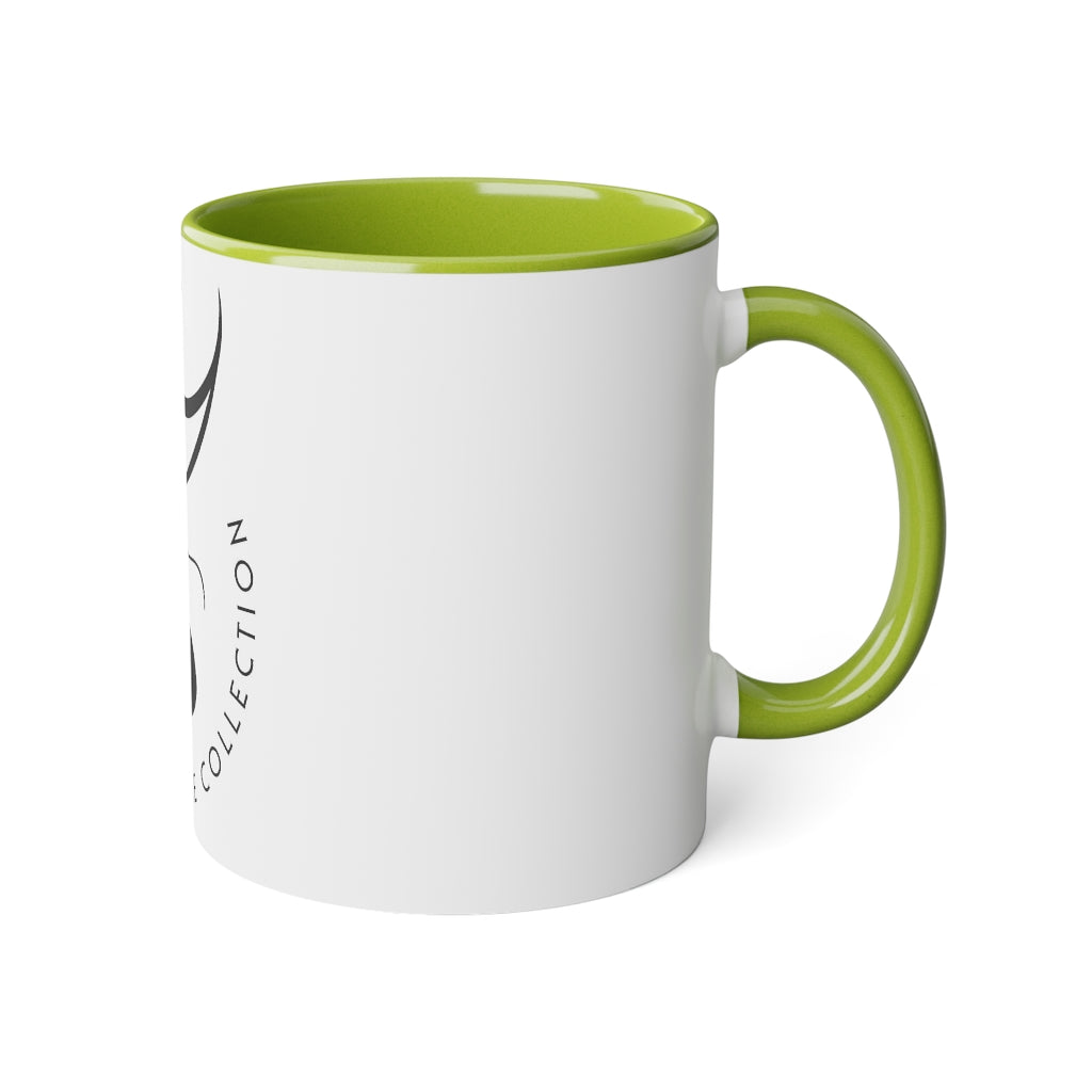 PGSC White Accent Mug, 11oz