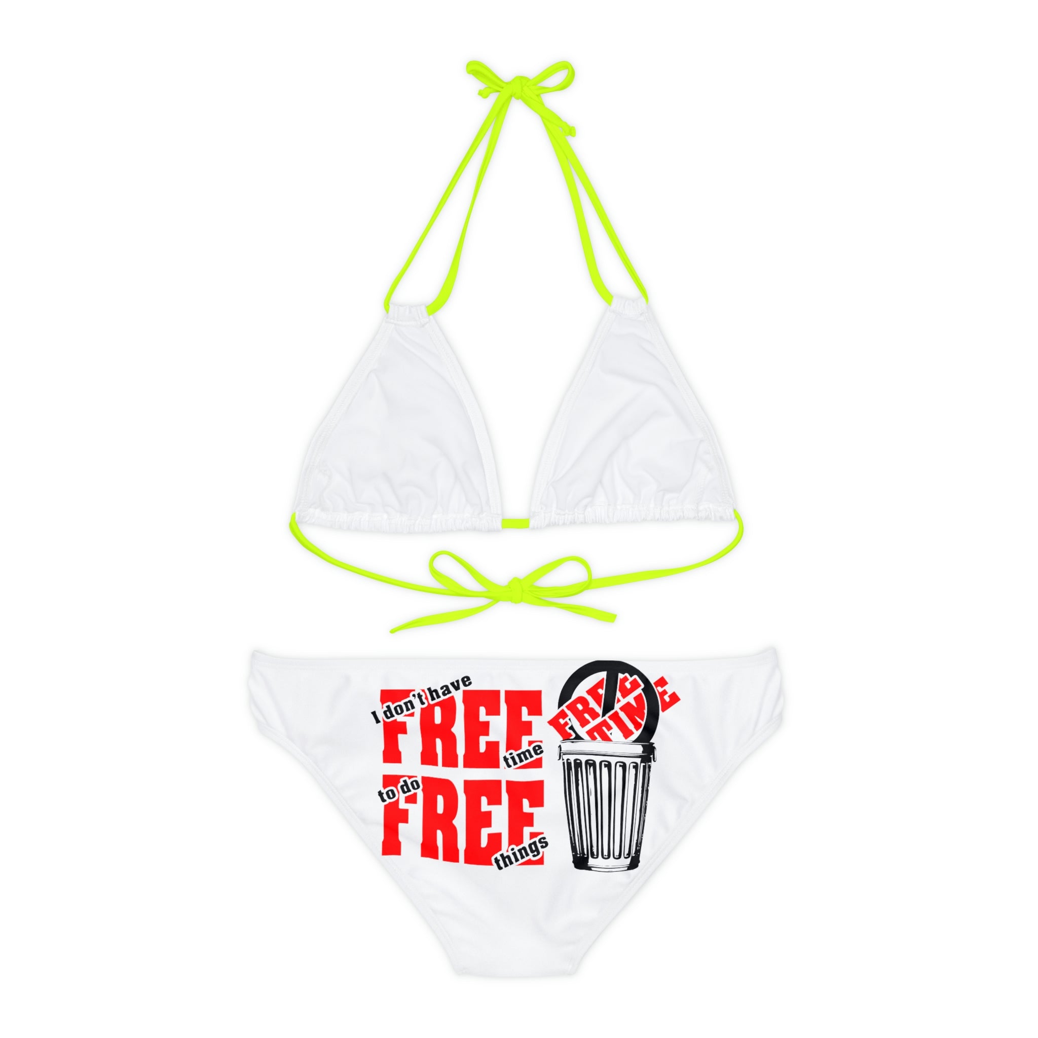 Free Time  Strappy Bikini Set