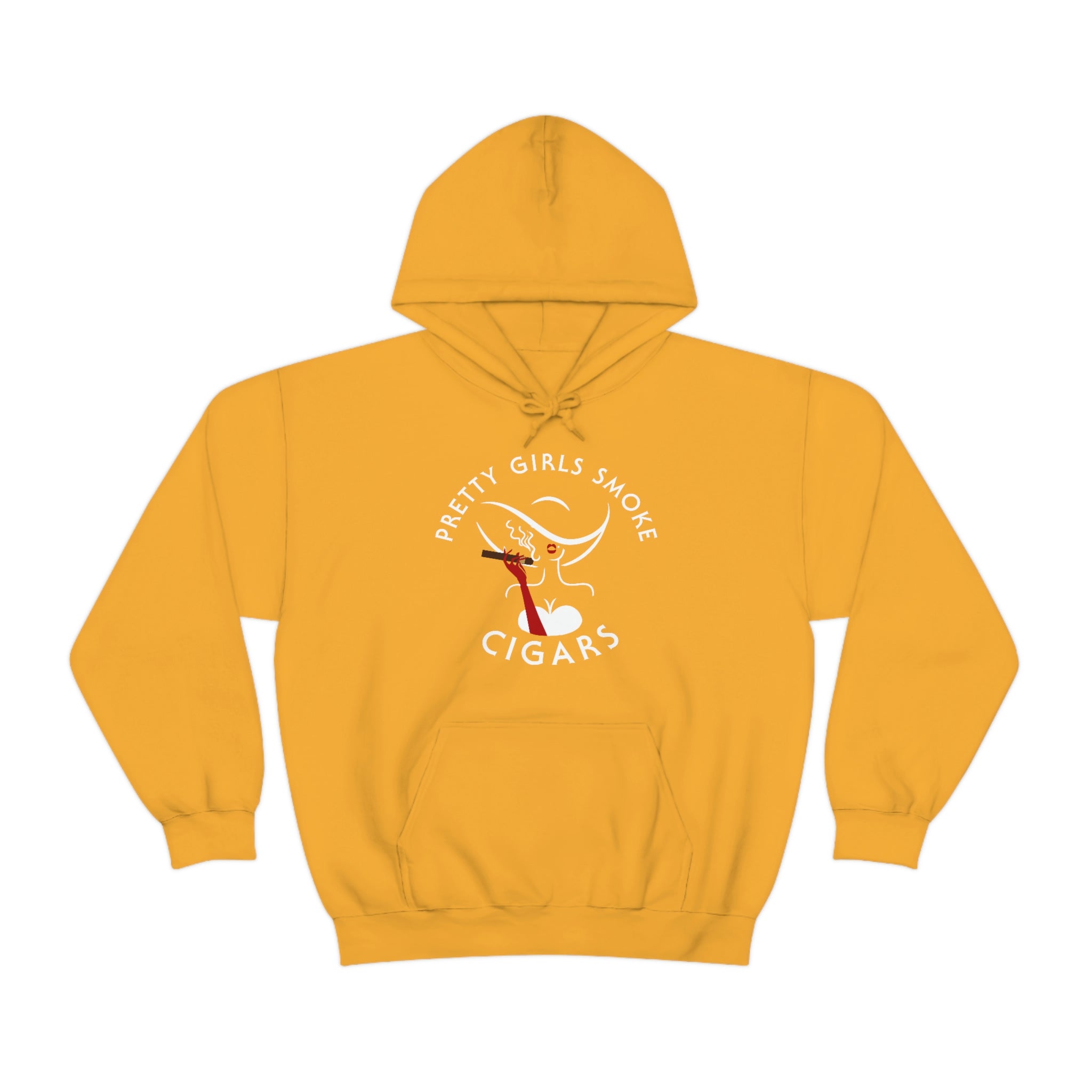 Pretty Girls Smoke Cigars Hooded Sweatshirt