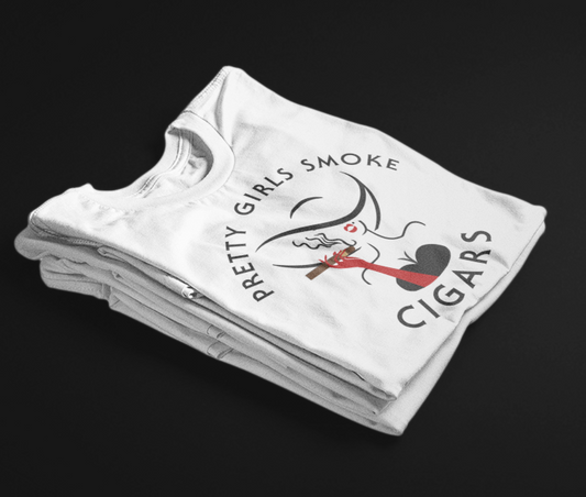 Pretty Girls Smoke Cigars Tee